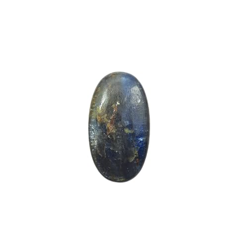 Kyanite de mousse cabochon ovale d'exception de 41 carats pour joaillerie
