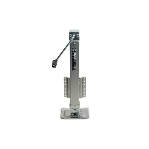 Bastion Distribution Heavy Duty Side-Wind Bolt On Jack | 8000lb Load Capacity | Adjustable Drop Leg...