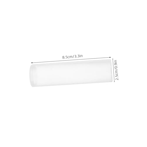 Tubos plásticos transparentes para monedas 20 pcs miniatura 2