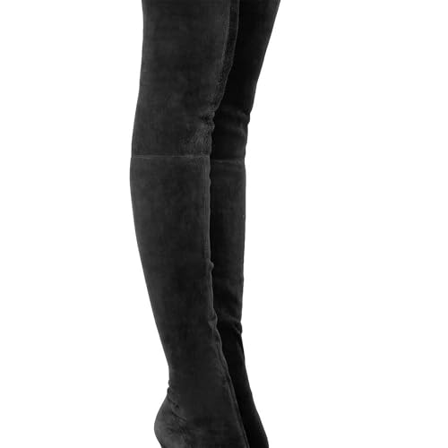 Bottes à talons ultra-hauts stretch : finis les mollets serrés avec ces cuissardes - 4