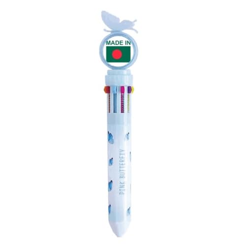 Bolígrafo retráctil multicolor de alta calidad con tinta suave