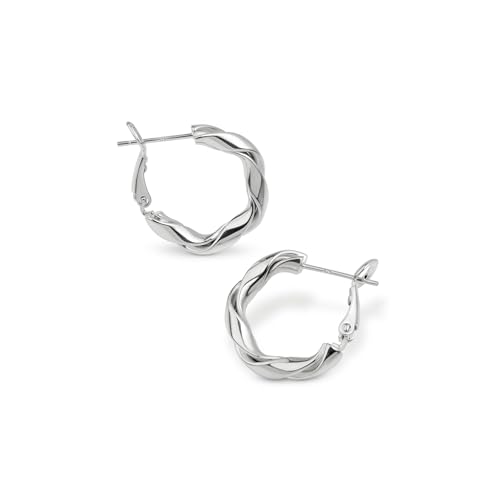 REGALO ORECCHINI CERCHIO INTRECCIATI SPESSI - Cerchi un regalo significativo che lasci il segno? I nostri orecchini sono l’idea perfetta per compleanni, Festa della Mamma, San Valentino, Natale o qualsiasi altra occasione speciale. Questi orecchini a cerchio spessi per donna ti verranno consegnati all'interno di una splendida confezione regalo che li proteggera', adattandosi alla cassetta della posta. Concediti un regalo o sorprendi una persona cara con questi orecchini a cerchio intrecciati.