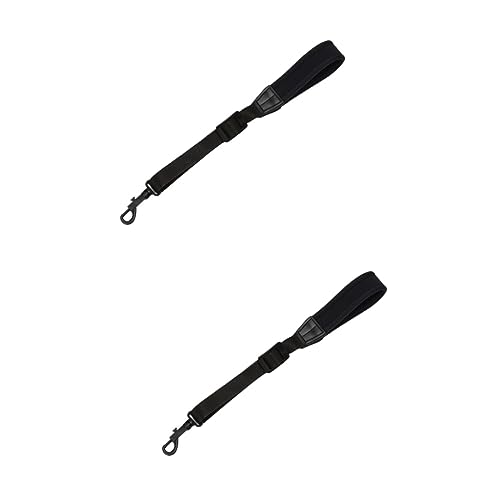 SUPVOX 2pcs Adjustable Sax Harness Belt Neck Strap for Alto Tenor Soprano Saxophones Woodwinds