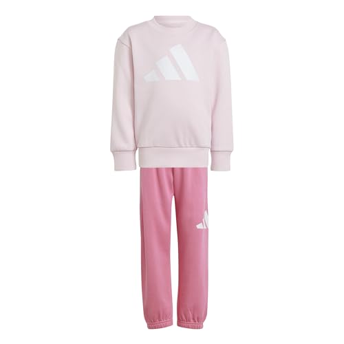 adidas Unisex Kids ESSENTIALS JOGGER, Clear Pink/White, 6-7 Years