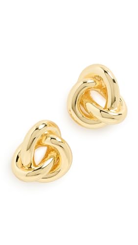 Gorjana Women's Infinity Knot Studs, Gold Plated, One Size