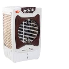 SHRIM TECH TRADING COMPANY.-Portable Tower Air Cooler For Home with 3-Side Honeycomb Pads, Automatic Pop-Up Touchscreen, i-Pure Technology and Low Power Consumption (30L, White & Black)