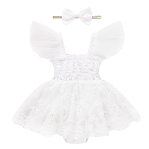 Baby Girl Clothes Infant Tulle Romper Ruffe Sleeveless Bodysuit Baby Girl Outfits Infant Girl Dress 0-18M