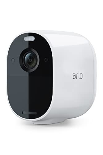 Arlo Essential Spotlight VMC2030 Wire-Free Camera – 1080p Video|Indoor/Outdoor Security Cameras with Color Night Vision| Works with Alexa and Google Assistant,VMC2030-100APS