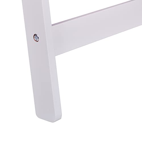 Relaxdays Standtafel Kinder, 2 in 1, Kindertafel mit Papierrolle & Körben, HBT 94 x 52 x 46,5 cm, Kreidetafel, rosa/weiß