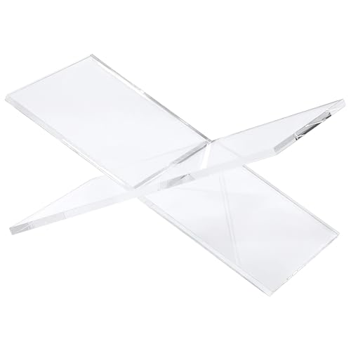 Generic Acrylic Book Holder, Foldable Reading Stand, 9.6, Kitchen, Desk Display