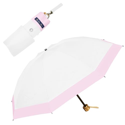 芦屋ロサブラン　Rose Blane 折りたたみ傘 2段ショート | 折りたたみ日傘 (50cm) | 芦屋ロサブラン