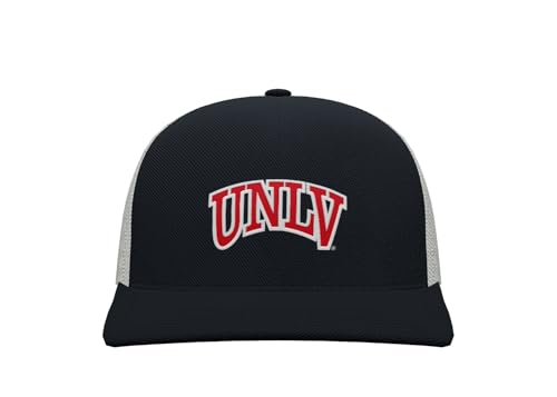 Sport Your Gear UNLV Rebels Prime Logo Mid Profile Adjustable Trucker Snap Back Baseball Hat Cap Black