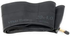 Miniatura 2 de VeloTubes Tubo interior de bicicleta gruesa prémium de 20 x 4.0 válvula Schrader roscada de 1.299in, paquete de 2 o 4