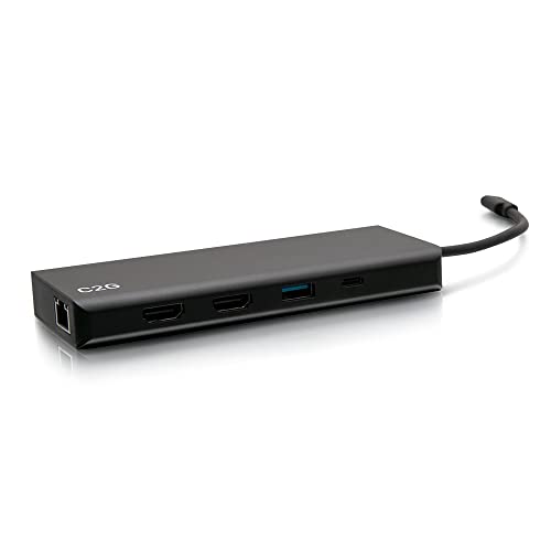 USB-C-9-in-1-Dual-Display-Docking-Station-with-HDMI-Ethernet-USB-35mm-Audio-and-Power-Delivery-up-to-60W-4K-30Hz-TAA-Compliant