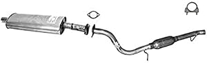 Muffler Exhaust System Made in USA Ford Escape Replacement Part For Mazda Tribute 2.0L 3.0L 01-04