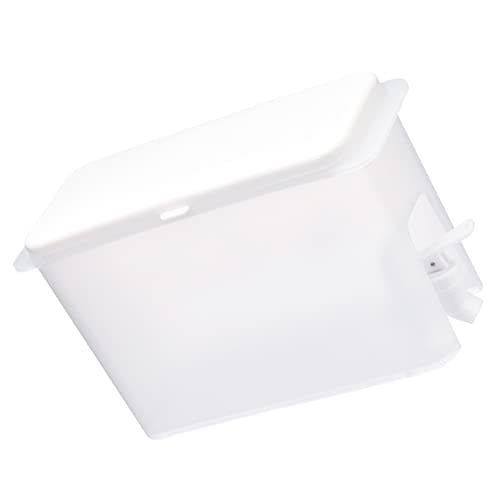 Amosfun Dispensador De Jabón Recargable 3,5l Blanco De Plástico PP Alimenticio Válvula Anti-Goteo para Cocina y Lavandería Multuso