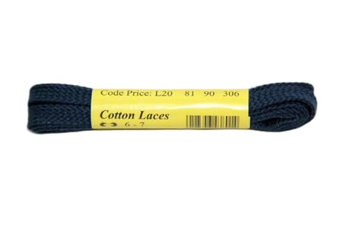  Prestige LACCI PIATTI STRINGHE IN COTONE PER SCARPE HOGAN CM 90 VARI COLORI (BLU NAVY 306)