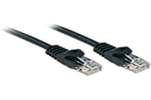 LINDY Basic Network Cable Cat. 6 U/UTP Patch Cable 0.3 m Black