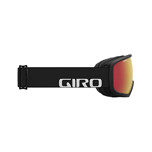 Giro Stomp Youth Snow Goggles - Black Wordmark - Amber/Scarlet Lens - One Size - Image 4
