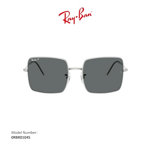 Image of Ray-Ban Sunglasses for Women - 0RBR0104S Square Reversed | Ray-Ban Sunglasses - Non-Polarized Lenses, Metal Frame Designer Sunglasses Womens