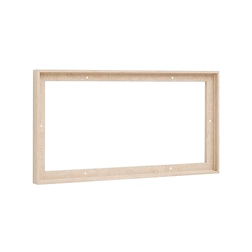 Pixy Canvas Floater Frame 11x14 for 0.75 inch Deep Canvas Paintings/Canvas Prints/Wood Canvas Panels/Wall Art/Wall Decor/Home Decor/Artwork, (Nordic White Oak, 11 x 14 inch, Landscape)