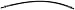 Dorman H621510 Rear Center Brake Hydraulic Hose Compatible with Select Land Rover Models