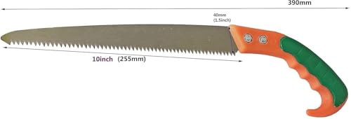 Image of Inditrust New Professional Pruning Saw 12 inch Curved Blade 3 Edge Sharpen Teeth (2 Pc)