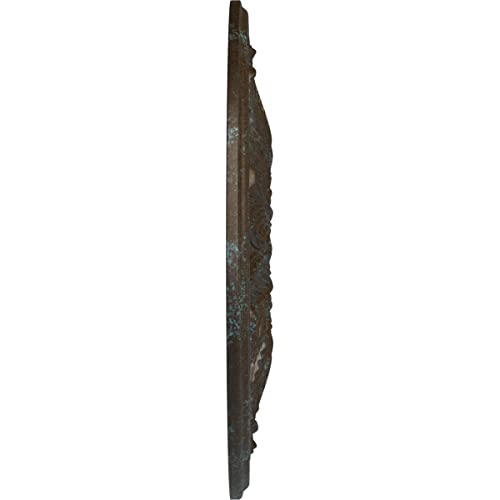 Image of Ekena Millwork CM22BOBBS 22 5 /8 OD x 1 3 /4 P Bordeaux Ceiling Medallion (fits Canopies up to 3 1 /4), Bronze Blue Patina