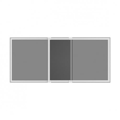 Kit moustiquaire Extensible H 70 cm x L 100 cm alu Blanc sans perçage
