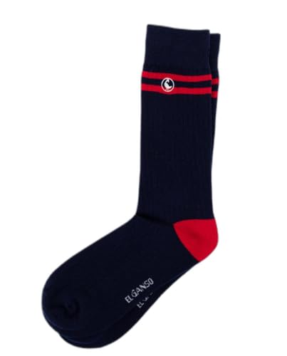 El Ganso Calcetín Lana Rayas Canalé Marino