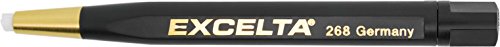 Image of Excelta 268 Nylon Scratch Brush, Refillable Tool with Plastic Handle for Fine Deburring, Polishing, Rust Removal, Chemical Etching Cleanup, Pre-Solder Surface Prep, Contact Cleaning