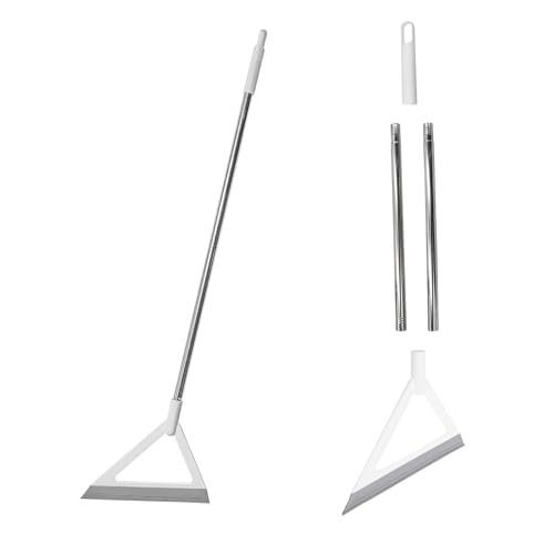 KKLM シリコン ほうき 万能シリコンほうき 万能 静電気防止 抜け毛対策 超軽量 リムーバブル おしゃれ 多機能 室内掃除に最適 犬猫の毛 髪の毛 ラグカーペットのゴミも簡単除去 便利な掃除用品 1m