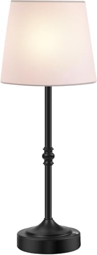 Cordless Lamp Rechargeable LED Table Lamp, 5000mAh Battery Operated, 3 Level Brightness, Portable Night Bedside Lamp, Ambient Desk Light for Home Decor, Patio, Restaurant, Dinning