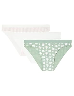 Women secret Pack 3 Bragas clásicas algodón Logo