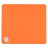 YUGMCOCE Large Gaming Mouse Pad, Water Resist Non-Slip Mousepad Rubber Desk Mouse Pad with Stitched Edges, Computer Keyboard Mouse Mat for Gaming, Office & Home 18.8 * 15.7in (Orange)