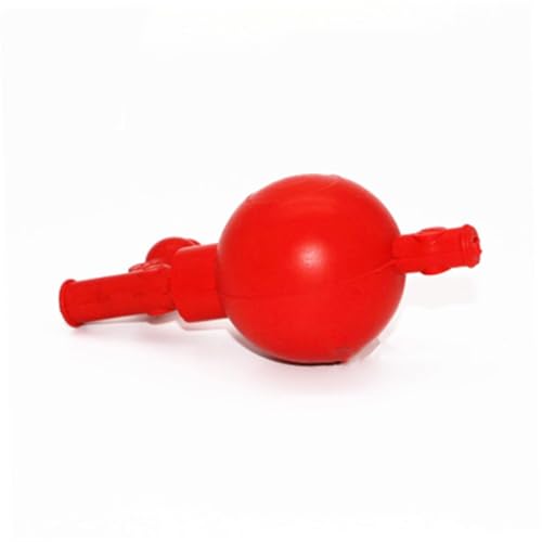 VILLFUL Pipette Filler Suction Pipet Quantitative Pipette Packing Filler Pipet Filler Bulb Pipette Accessory Pipettes Pipets Red