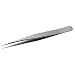 Cole-Parmer Essentials Precision Stainless Steel Tweezers, Straight Precise, Straight Tip, MM-SA, 130mm