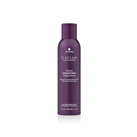 Alterna Caviar Anti-Aging Clinical Densifying Styling Mousse, | Thickens & Provides Hold For Thinning Hair | Sulfate Free , 5.1 Oz (Pack of 1)