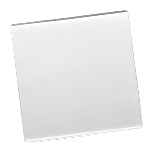 UxicRuya Gel Print Plate Facile à Nettoyer Plaque de Presse Artistique Réutilisable en Silicone Gel Support pour Journaling et Scrapbooking Outil Créatif pour, CarrÉ