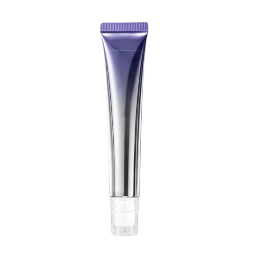 Ojo con 8 % de glicerina, 5 % líneas finas hinchadas, arrugas oscuras, debajo de los ojos con masaje de rodillo de 360°, 0.7 onzas líquidas, morado PtZ271 (morado, 13.7 cm)