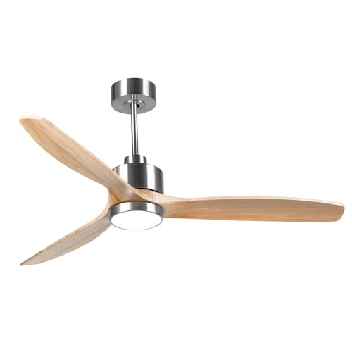 Ventilatore da Soffitto Multifunzione: 3 tonalità di luce regolabili (2700K/4000K/6500K), intensità luminosa regolabile 0%-100% con memoria delle impostazioni. 6 velocità di ventilazione per ogni esigenza. Timer di spegnimento (1h/4h) per il risparmio energetico.