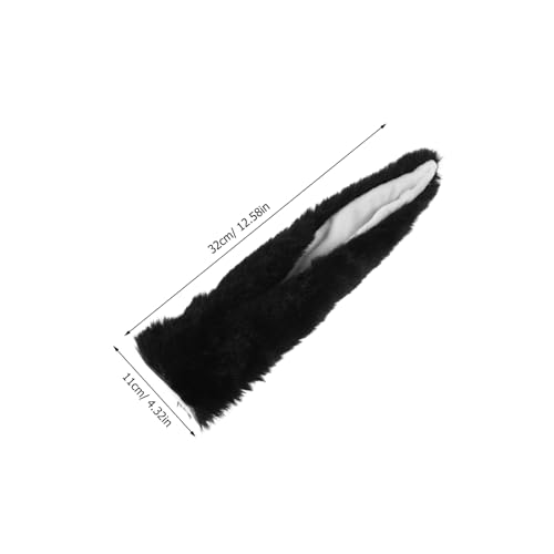 Orejas de conejo para casco de moto Mobestech de peluche 2