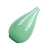 SMASOLO Jarrón de Artística Verde Estilo Nórdico Macetero Decorativo para Flores Contenedor de Plantas para Hogar y Oficina Adorno Único y Moderno