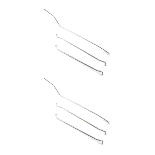 Debrroce 6 Pieces - Door Lock Rod Set Left Hand Left Driver Side for Ford for Mustang 1971-1973