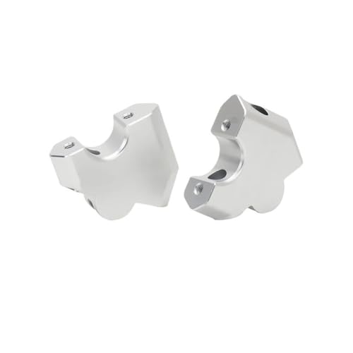 Pontets guidon réhausse pour R1300GS finition alu argent