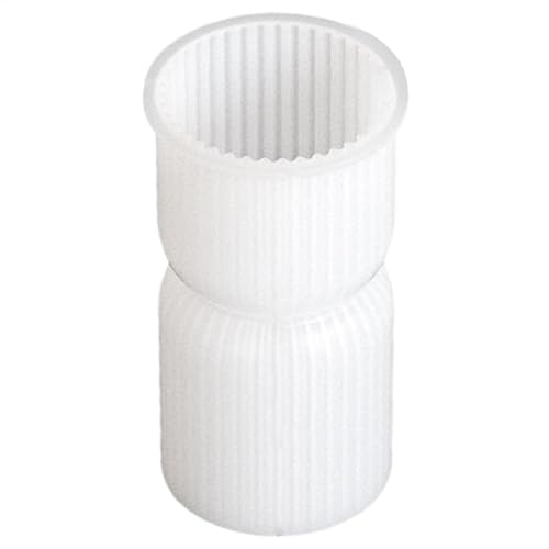 Moldes para velas de pilar | Molde de silicona | Moldes de silicona para candelabro a rayas | Mollds de candelabro a rayas | geométrica abstracta decorativa de columna de rayas espirales