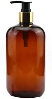Soap Dispenser Bathroom Shampoo Shower Lotion Dispenser Bottle 500ml Plastic Screw Pump Bottles with Stickers Empty Bottle