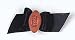 Black Dog Show Bow Football Barrette