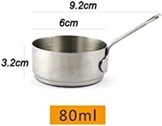 Gravy Boat Sauce Jug Food Snack Sauce Cup Pot Taste Dish with Handle Thickened Vinegar Coffee Milk Plate Containers Tableware (Color : Large)