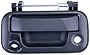 CarPartsDepot Rear Black Textured Tail Gate Handle With Rear View Camera Type Compatible For 2004-2016 FORD F-150 250 350 450 LINCOIN Mark FO1915123